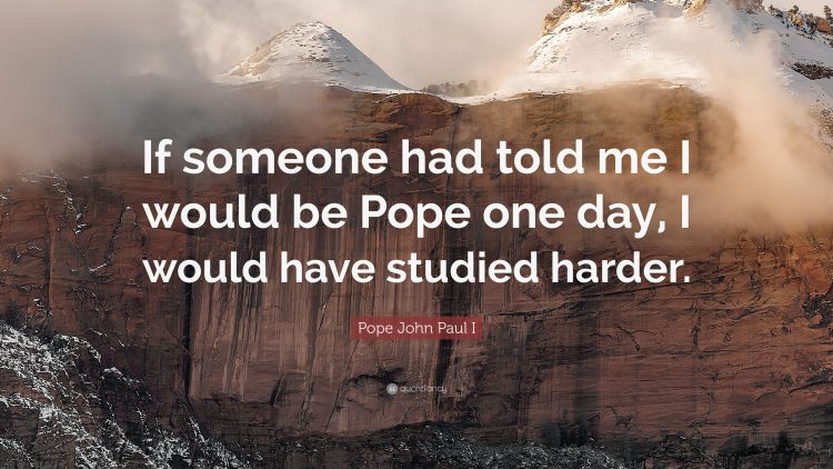 pope john paul i quote